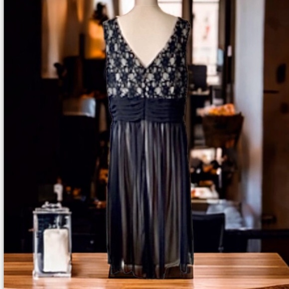 K JORDAN BLACK LACE DRESS SIZE 24W - Picture 1 of 11